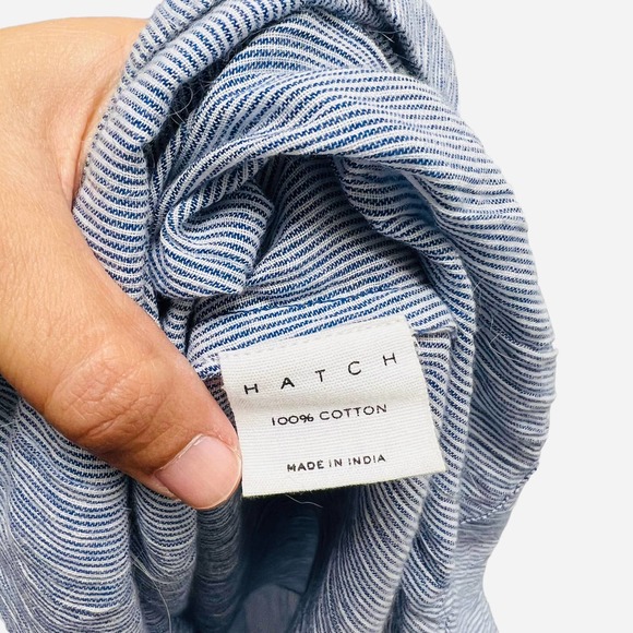 Hatch The Sarah Maternity Dress V Neck Smocked Ruffles - Picture 7 of 7